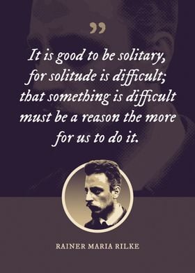 It is good to be solitary