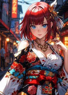 Beauty in a Kimono