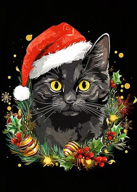 Black Cat Christmas