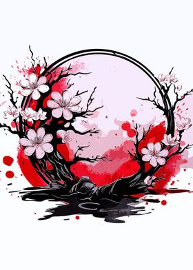 Cherry Blossoms Paint