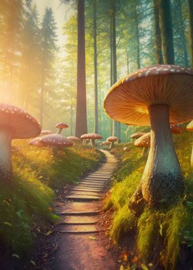 marvels forest of mushroom