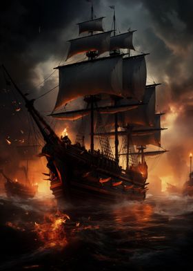 Fantasy Pirate Ship