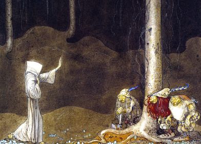 Three Trolls John Bauer