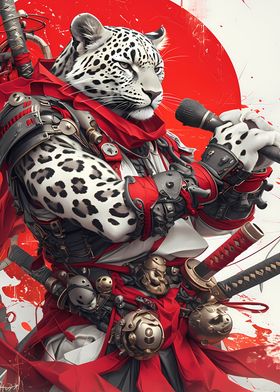 Leopard Katana Singer