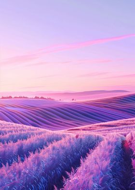 Pastel Lavender Fields