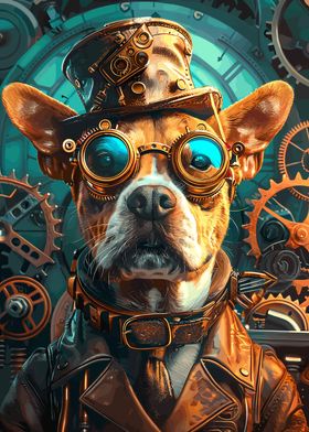 Steampunk Animal Dog