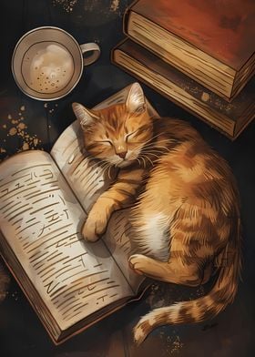 Coffee Cat Books Booktok