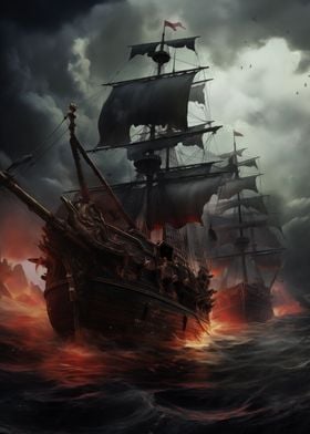 Fantasy Pirate Ship