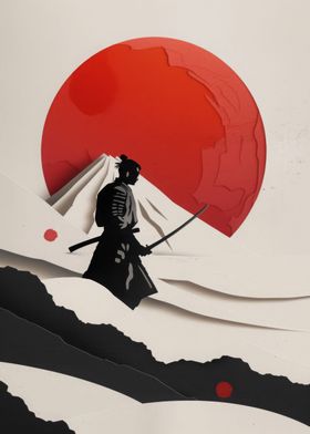 Samurai Japan Paper Craft