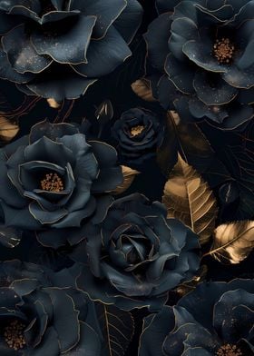 Black Golden Rose