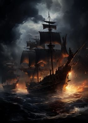 Fantasy Pirate Ship