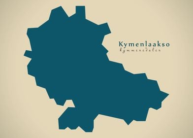 Kymenlaakso Finland map