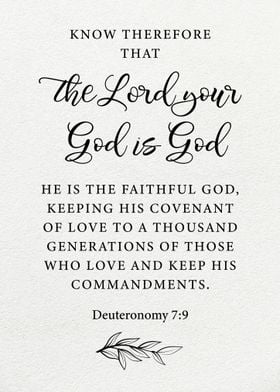 Deuteronomy 7 9