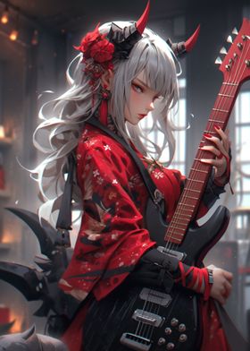 Demon Girl Guitarist