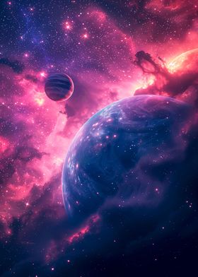 Purple Exoplanet