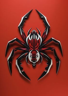 Spider Flat Paper Craft