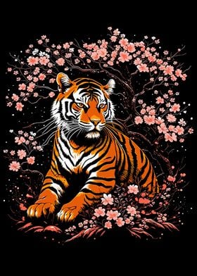 tiger and sakura