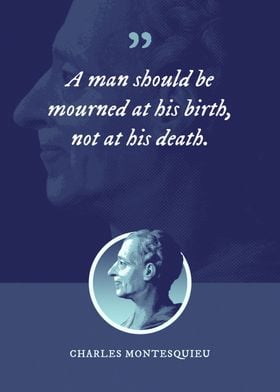 A man should be mourned at