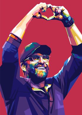 jurgen klopp wpap style