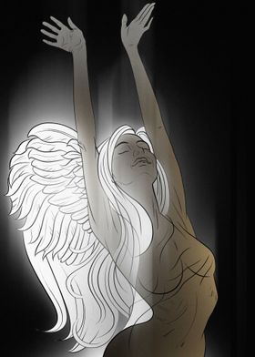 Angel White Wings