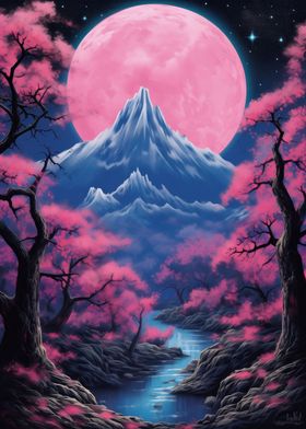 Japanese Moonlit Serenity