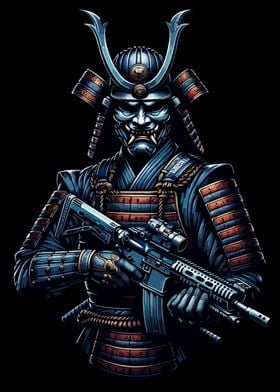 samurai and gun