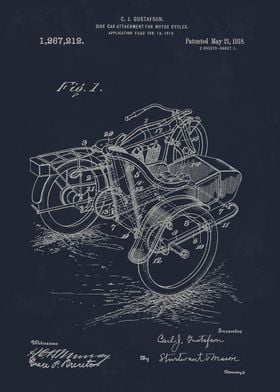 Motorcycle Sidecar 1918