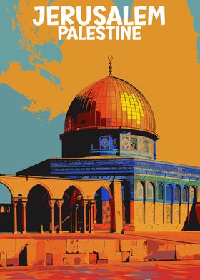 Jerusalem Paestine Poster