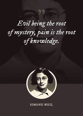 Evil being the root of