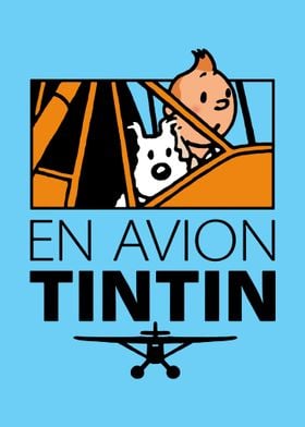 tintin avion