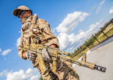 Army Female Soldier