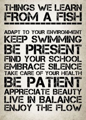 Life Lessons from Fish