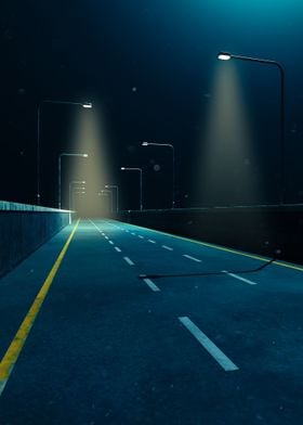 The Empty Night Road