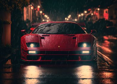 Ferrari in Night