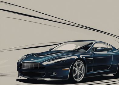 Aston Martin DB9 super car