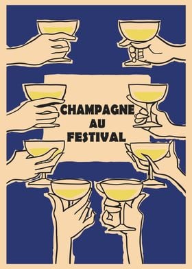 Champagne au Festival