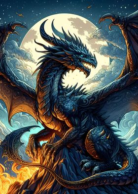 Mythical Fantasy Dragon