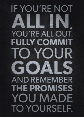 All In On Your Goals