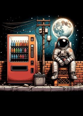 Astronaut Graphic chilling