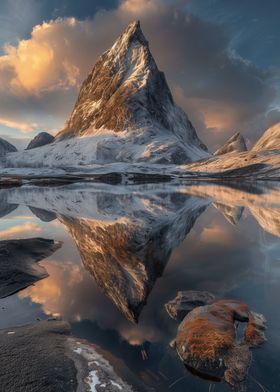 Winter Peak Reflection