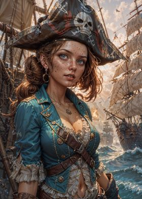 Anime Pirate Woman Fantasy