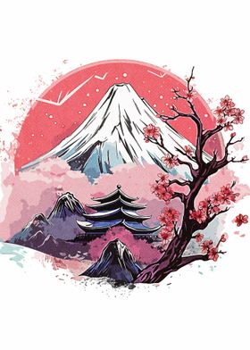 Minimalist Mount Fuji