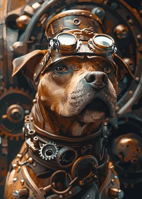Steampunk Dog Terrier