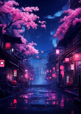 Neon Tokyo Sakura