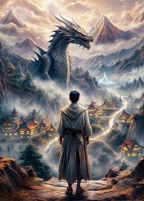 Dragon Over Mystic Land