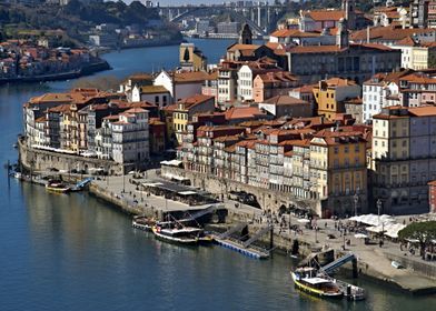 Porto Old Town view