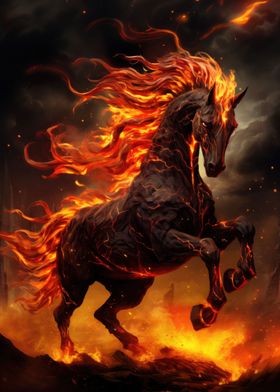 Magic Lava Horse