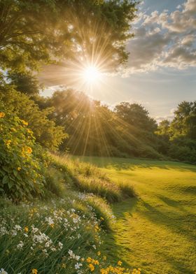 Vibrant Summer Meadow