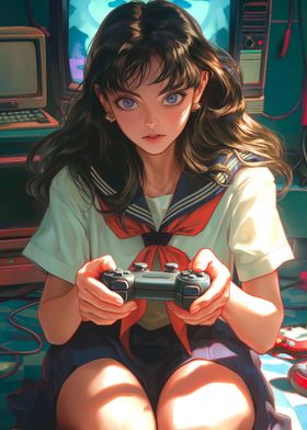 High School Gamer Girl