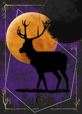 Stray Deer Tarot Card